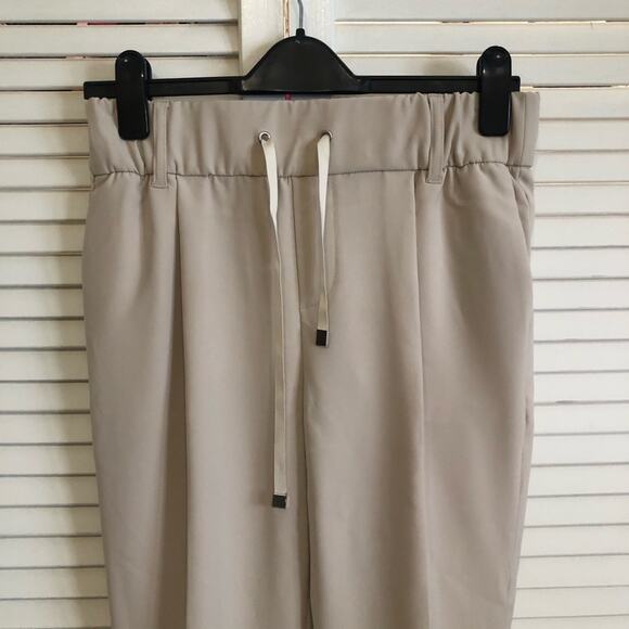 NWOT ATM Anthony Thomas Melilo Tan Trouser Pants with Drawstring XS - Picture 3 of 5